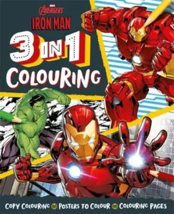 Marvel Avengers Iron Man: 3 in 1 Colouring - Pozostałe książki - miniaturka - grafika 1
