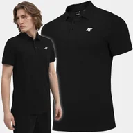Koszulki męskie - Koszulka Męska Polo 4f Polówka M705 T-shirt Podkoszulek Bluzka Sportowa Xl - miniaturka - grafika 1