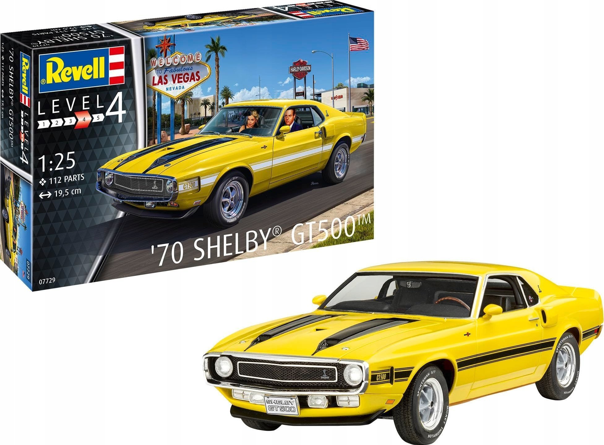Revell Model plastikowy 70 Shelby Mustang GT500 1/25