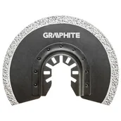 Materiały ścierne - Graphite Akcesoria Tarcza półokrągła 85 mm 56H004 - miniaturka - grafika 1