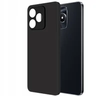Etui i futerały do telefonów - Etui Do Realme C53 Gumowe Obudowa Czarne Matowe Silikon Pokrowiec Slim Case - miniaturka - grafika 1