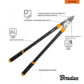 Nożyce i sekatory - Sekator Kowadełkowy Bradas V-Series Kt-V1251Ręczny - miniaturka - grafika 1