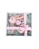 Zabawki dla psów - BARRY KING Zestaw prezentowy dla psa 5w1 różowy - miniaturka - grafika 1