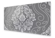 Dekoracje domu - Panel kuchenny HOMEPRINT Dekoracyjny szary wzór 140x70 cm - miniaturka - grafika 1