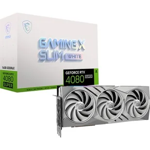 MSI GeForce RTX 4080 Super Gaming X Slim White 16GB GDDR6X 256bit DLSS 3 - Karty graficzne - miniaturka - grafika 1