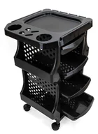Meble fryzjerskie - Pomocnik fryzjerski wózek stolik na kółkach do farbowania W-X126 do salonu kosmetycznego szafka z szufladami - miniaturka - grafika 1