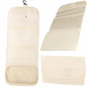 Kosmetyczki, organizery i kuferki - Kosmetyczka Składana Podróżna Wisząca Organizer Do Łazienki Z Wieszakiem - miniaturka - grafika 1