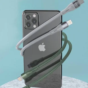 Dudao kabel USB Typ C - Lightning 65 W 1 m Power Delivery szary (L6H gray) - Kable USB - miniaturka - grafika 4