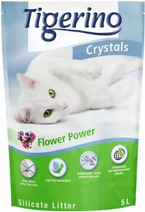 Tigerino Crystals Flower-Power żwirek dla kota - 6 x 5 l (ok 12,6 kg) Dostawa GRATIS! - Żwirek dla kotów - miniaturka - grafika 1