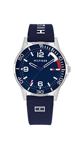 Tommy Hilfiger Chłopcy, NIEBIESKI, pasek