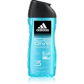 Kosmetyki do kąpieli - Ice Dive żel pod prysznic dla mężczyzn 250 ml - miniaturka - grafika 1