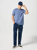 Koszulki męskie - Wrangler Koszulka w kolorze błękitnym - miniaturka - grafika 1