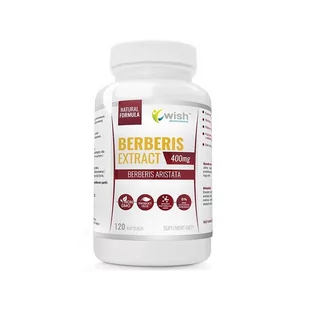 Wish Pharmaceutical Wish Berberis 5:1 400 mg - 120 kapsułek WISH821 - Suplementy naturalne - miniaturka - grafika 1