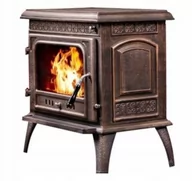 Piece wolnostojące - Piec koza żeliwny 12,8kW (kolor: brąz) - spełnia anty-smogowy EkoProjekt 04482073 - miniaturka - grafika 1