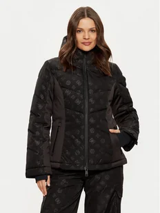 Guess Kurtka narciarska W4PL3N WH0K0 Czarny Regular Fit - Kurtki narciarskie - miniaturka - grafika 1