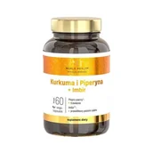 Witaminy i minerały - Noble Health Kurkuma i Piperyna + Imbir - suplement diety 60 kaps. - miniaturka - grafika 1