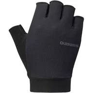 Rękawiczki rowerowe - Rękawiczki rowerowe SHIMANO Explorer Short (rozmiar XL) Czarny - miniaturka - grafika 1