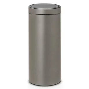 Brabantia Kosz Touch Bin New, platynowy, 30 l - Kosze na śmieci - miniaturka - grafika 1
