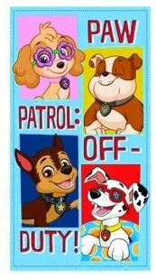 Ręcznik PSI PATROL kąpielowy plażowy 70x140 - Okrycia kąpielowe dla dzieci - miniaturka - grafika 1