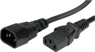 Kable - Kabel zasilający Roline ROLINE Monitor Power Cable black 0.5 m - miniaturka - grafika 1
