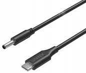 Kable - Kabel zasilający Unitek USB-C - DC 4,5 mm 1,8m do laptopa Dell 65 W Czarny - miniaturka - grafika 1