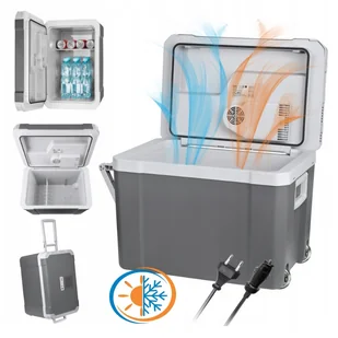 Lodówka Samochodowa Turystyczna Z Funkcją Grzania 12V 230V XXL 35L - Lodówki turystyczne - miniaturka - grafika 1