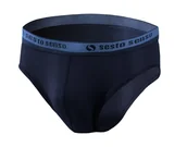 Majtki męskie - Slipy męskie z ozdobna gumą WILD CAT Sesto Senso-XXL - miniaturka - grafika 1