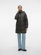 Kurtki damskie - Vero Moda Płaszcz przejściowy w kolorze czarnym - miniaturka - grafika 1