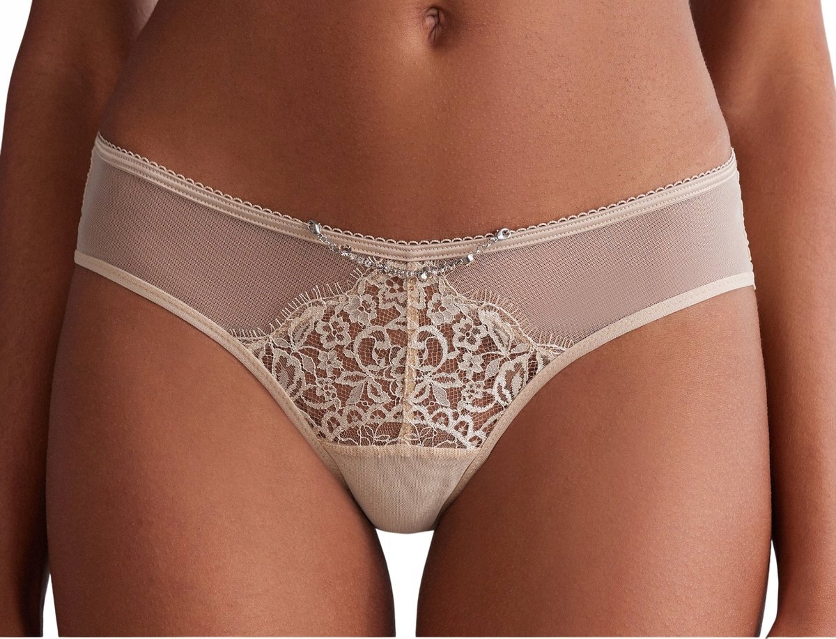 Intimissimi majtki figi beżowe koronkowe Figi Living in Luxe rozm. M (38)