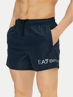 Kąpielówki męskie - EA7 Emporio Armani Szorty kąpielowe 7M000519 AF13049 MB010 Granatowy Regular Fit - miniaturka - grafika 1