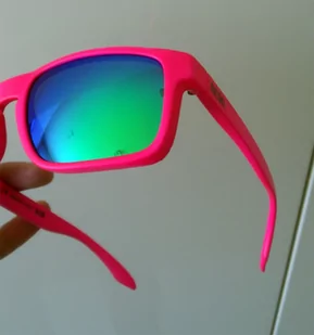 Okulary  Neon Ride (white/green) - Okulary sportowe - miniaturka - grafika 2