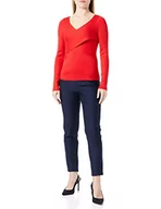 Swetry damskie - s.Oliver BLACK LABEL Sweter damski, RED, 46, czerwony, 46 - miniaturka - grafika 1