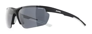 Okulary przeciwsłoneczne - Alpina Okulary na rower DEFEY HR kolor BLACK MATT-WHITE szkło BLACK Cat.3 - grafika 1