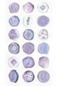 Naklejki pieczątki fiolet j.18szt PBH ARGO 254053 ARG - Zabawki kreatywne - miniaturka - grafika 1