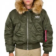 Kurtki męskie - Alpha Industries kurtka męska bomber z kapturem 45 P Hooded Custom - miniaturka - grafika 1