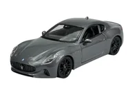 Samochody i pojazdy dla dzieci - WELLY MASERATI GRANTURISMO FOLGORE SREBRNY 1:24 24125 - miniaturka - grafika 1