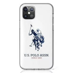 U.s. polo assn US Polo USHCP12LTPUHRWH iPhone 12 6,7" Pro Max biały/white Shiny Big Logo - Etui i futerały do telefonów - miniaturka - grafika 1