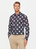 Koszule męskie - Only & Sons Koszula 22031026 Granatowy Slim Fit - miniaturka - grafika 1