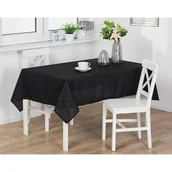 Obrusy i serwetki - Obrus MIGOT 140 x 200 cm czarny - miniaturka - grafika 1