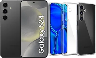 Smartfon Samsung Galaxy S24 5G 8/256GB Czarny SM-S921BZK + Etui Clear Case - Etui i futerały do telefonów - miniaturka - grafika 1