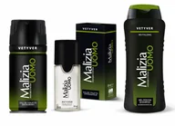 Zestawy perfum męskich - Malizia Zestaw Malizia Vetyver Dezodorant żel pod prysznic/szampon 2w1 oraz woda toaletowa 2713-80890_20171230120341 - miniaturka - grafika 1
