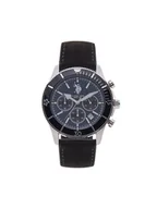 Zegarki męskie - U.S. Polo Assn. Zegarek Alexandre USP7225BL Czarny - miniaturka - grafika 1