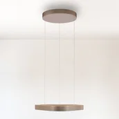 Lampy sufitowe - Paul Neuhaus Lampa wisząca Q-Stretto, możliwość ściemniania, brązowy / mosiężny, salon / jadalnia, metal, nowoczesny - miniaturka - grafika 1