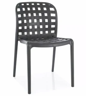 Krzesło Strip Szary - Krzesła - miniaturka - grafika 1