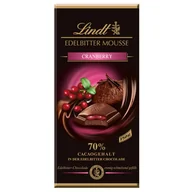 Czekolada - Czekolada LINDT Edelbitter Mousse Cranberry 150g - miniaturka - grafika 1