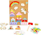 Układanki dla dzieci - Sfd Przybijanka - wbijanka korkowa świat księżniczek 111571 - miniaturka - grafika 1