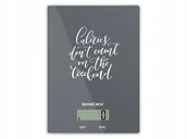 Wagi kuchenne - SilverCrest Cyfrowa waga kuchenna Szary - miniaturka - grafika 1