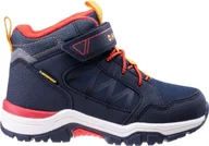 Buty trekkingowe dziecięce - hitec Dziecięce buty trekkingowe Hi-Tec Girvine MID WP JR granatowo-pomarańczowe rozmiar 30 - miniaturka - grafika 1