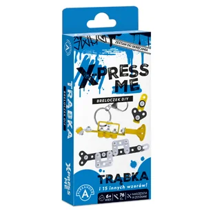 X-Press Me. Brelok DIY. Trąbka - Zabawki kreatywne - miniaturka - grafika 1