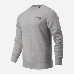 Bluza bez kaptura męska New Balance NBMT03911AG L Szara (194389372350) - Bluzy męskie - miniaturka - grafika 1